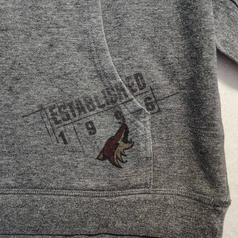Arizona Coyotes NHL Hockey Pullover Hoodie Gray Established 1996 Men's XL - Picture 3 of 9